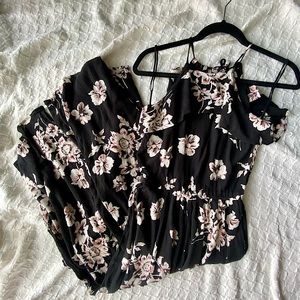 Aeropostale Floral Romper